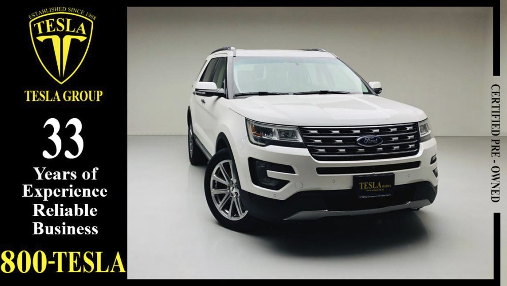 Ford Explorer Limited Nav Pearl White 4wd Gcc 17 Full Dealer Service History 1552 Dhs P M For Sale Aed 91 500 White 17