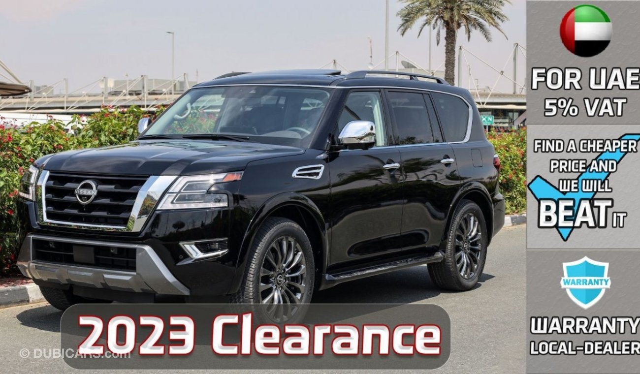 New Nissan Armada Platinum Petrol V8 5.6L 2023 0Km With 3