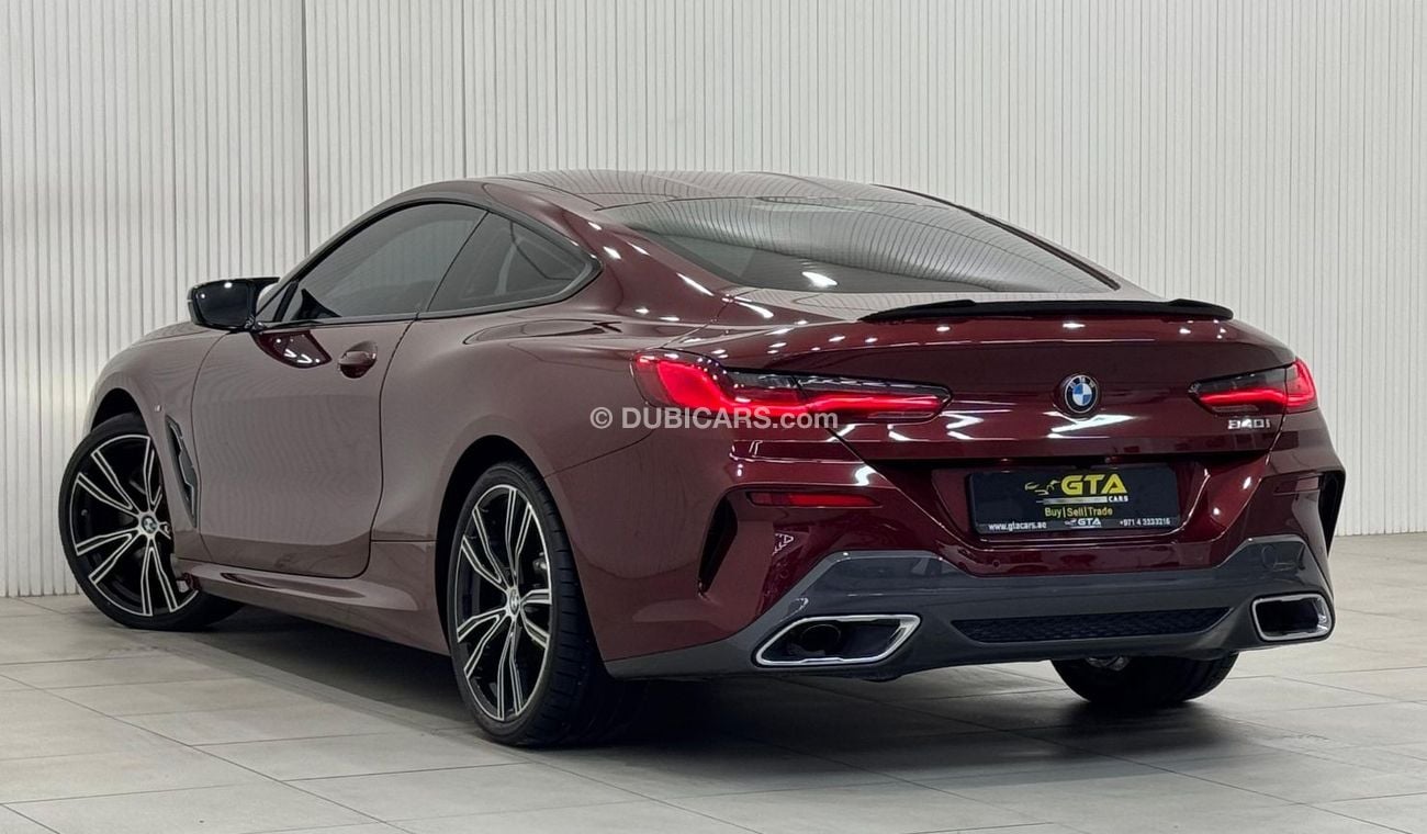 بي أم دبليو 840i M Sport 3.0L (335 HP) 2020 BMW 840i M-Sport Coupe, Warranty, Sep 2026 BMW Service Pack, Full Options