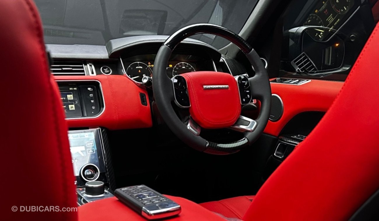 لاند روفر رانج روفر فوج 2016 Luxury Red Interior Top Of The Range