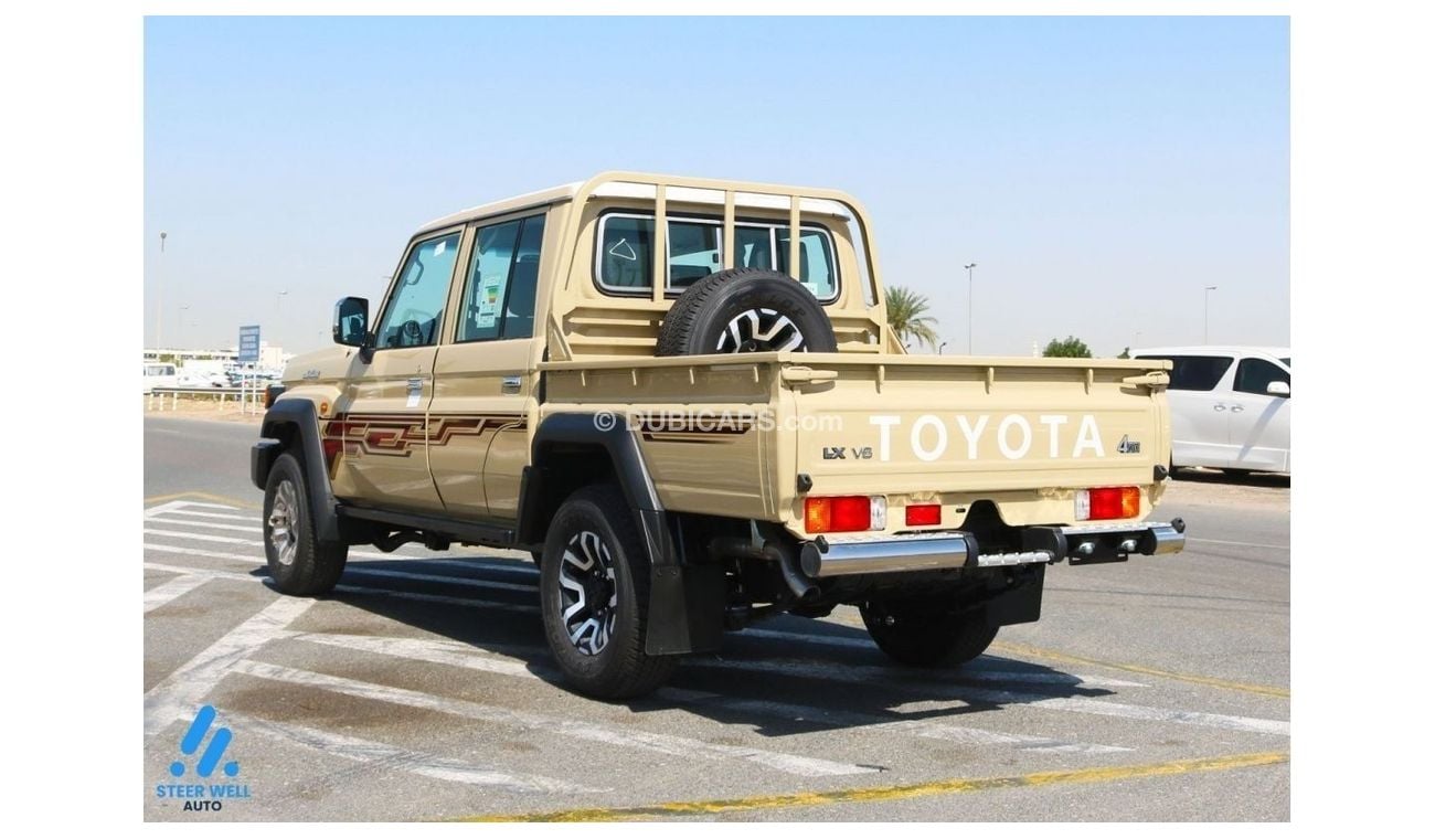 تويوتا لاند كروزر بيك آب 2024 79 Series 4.0L LX V6 Double Cab 4WD 4 Doors Petrol AT - Book Now!