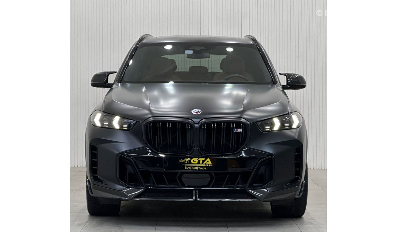 بي أم دبليو X5 M 2024 BMW X5 M60i xDrive, July 2028 BMW Warranty + Service Pack, Fully Loaded, Very Low Kms, GCC