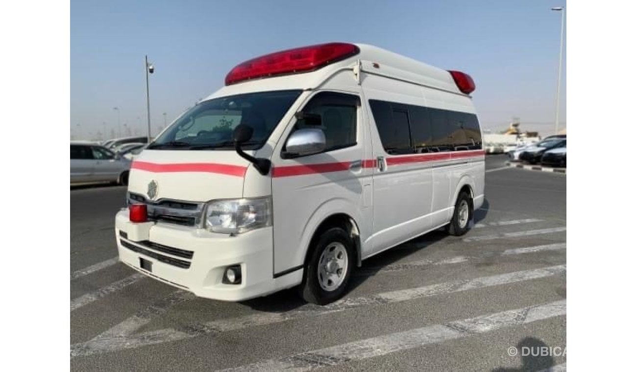 Toyota Hiace 2012 LHD Petrol Ambulance Top Of The Range Full Options