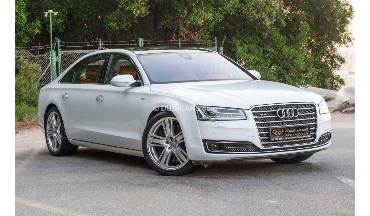 أودي A8 L W12 quattro 6.3L 2015 | AUDI A8 L W12 | 6.3L GCC SPECS | FULL AUDI SERVICE HISTOTY | UNIQUE PIECE 