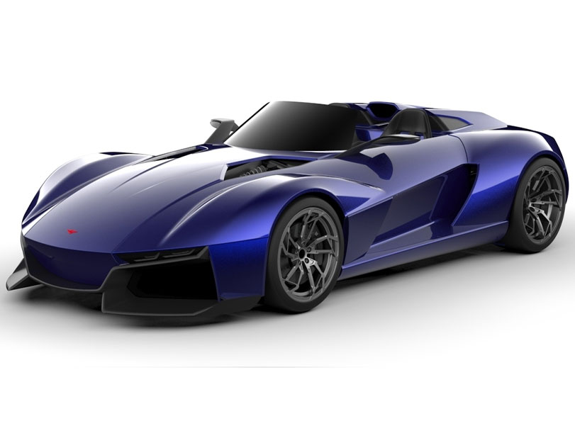 Rezvani Beast cover - Front Left Angled