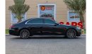 Mercedes-Benz S 500 4M Mercedes-Benz S500 2021 GCC under Agency Warranty with Flexible Down-Payment.