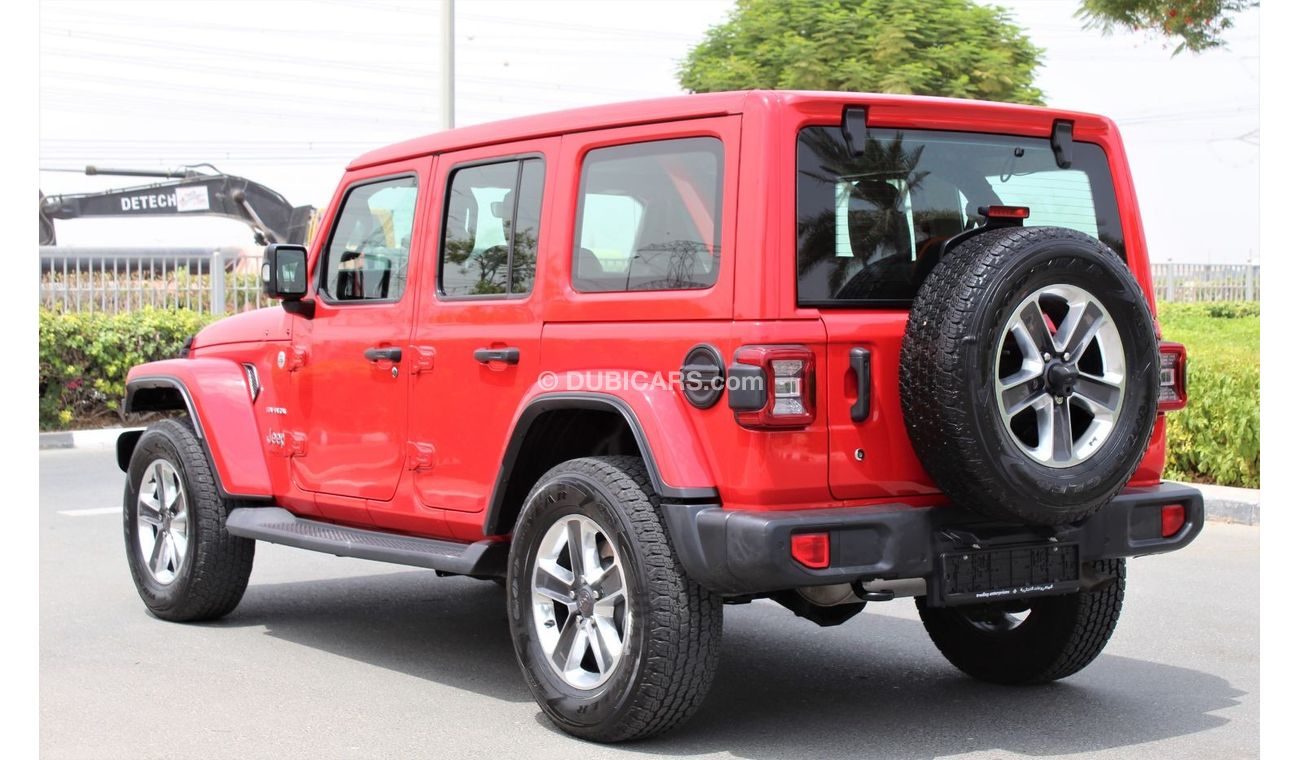 Jeep Wrangler Unlimited Sahara SOFT TOP GCC MINT IN CONDITION