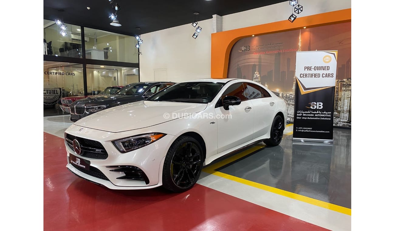 Mercedes-Benz CLS 53 AMG Std 3.0L (435 HP) (5 Seater) AED 3,855  EMi @ 0% Down Payment | Under Warranty | Certified Pre-owned