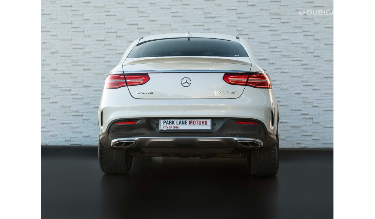 مرسيدس بنز GLE 43 AMG AED 2,831 PM • GLE 43 AMG COUPE • LOW KMS • FULL-SERVICE HISTORY • PRISTINE CONDITION