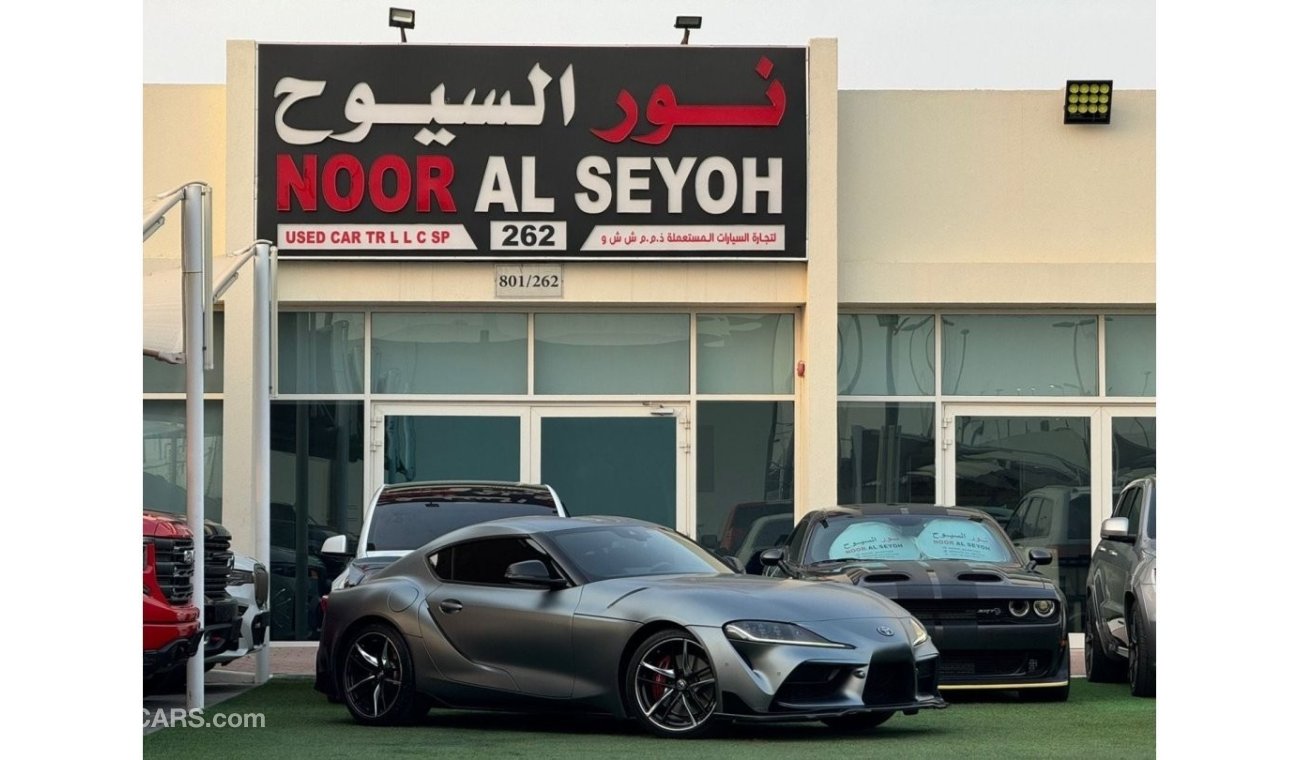 Toyota Supra GR Blue Edition TOYOTA  SUPRA GR GCC 2022 service history (under warranty) Zero accidents