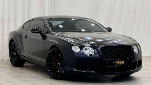 بنتلي كونتيننتال جي تي 2013 Bentley Continental GT W12 Speed, Full Service History, GCC