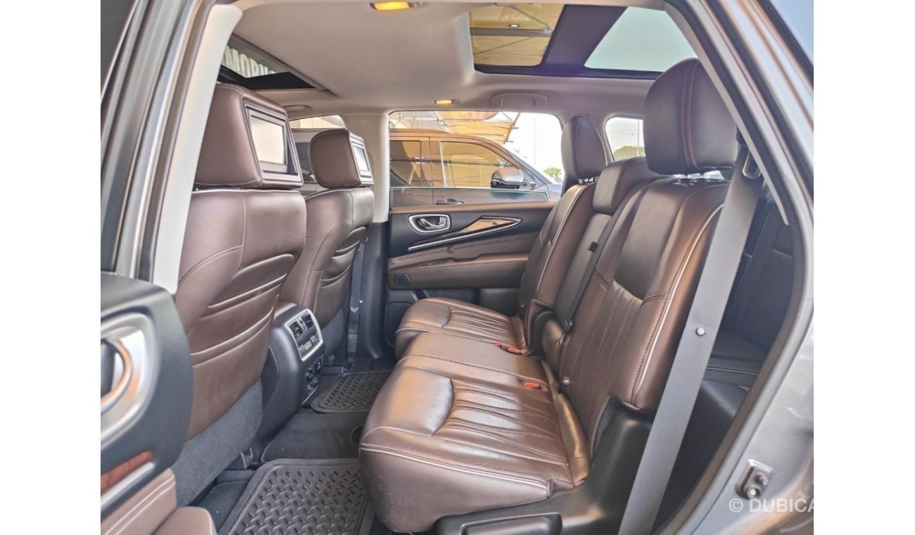 إنفينيتي QX60 AED 1,300 P.M | 2016 INFINITI QX60 LUXURY 3.5L | 7 SEATS | PANORAMIC VIEW | FULLY LOADED | GCC