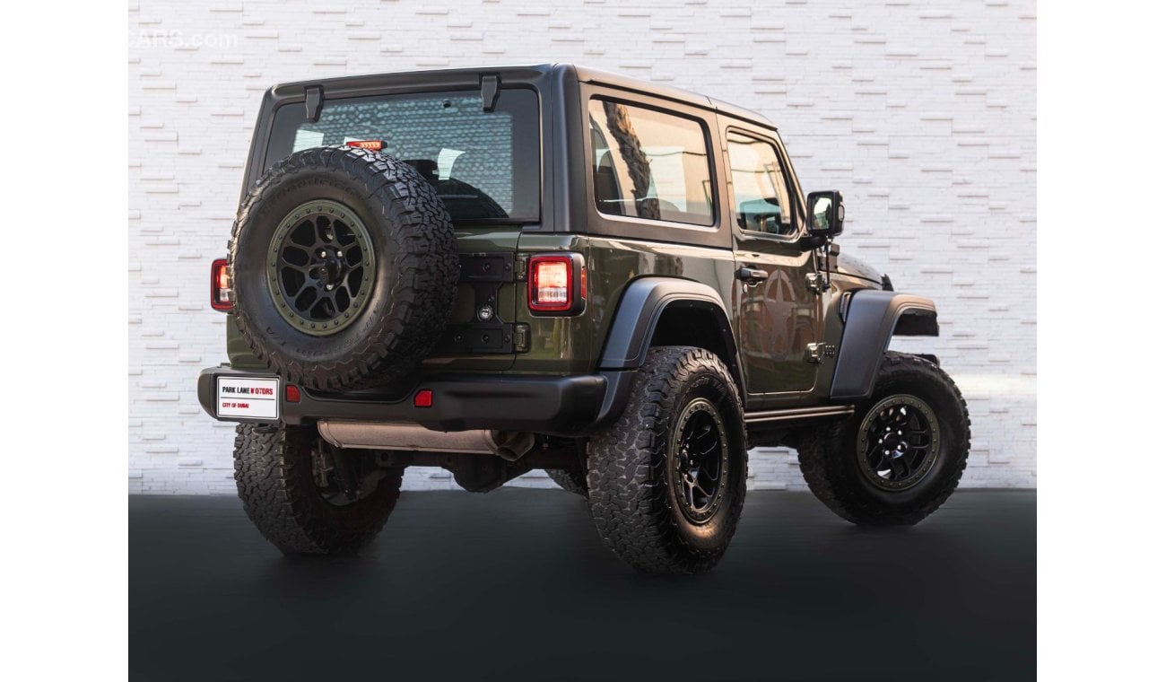 جيب رانجلر AED 2,359 PM • WRANGLER JL • MODIFIED STAGE 2 • ONLY 54,000 KM • OFFICIAL JEEP WARRANTY UNTIL 2025