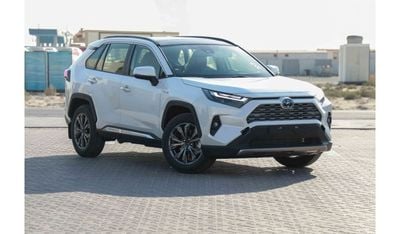 تويوتا راف ٤ 2024 TOYOTA RAV4 HIGH 2.5 Hybrid - PLATINUM WHITE PEARL inside BEIGE | Export Only