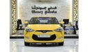 Hyundai Veloster EXCELLENT DEAL for our Hyundai Veloster ( 2015 Model ) in Yellow Color GCC Specs