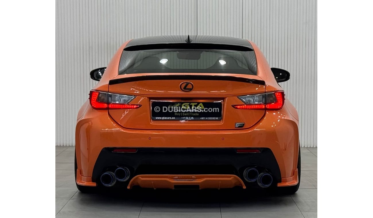 لكزس RC F F-Performance 5.0L (470 HP) 2015 Lexus RC F-Sport Coupe, AL-Futtaim Agency Service Package, Full Age