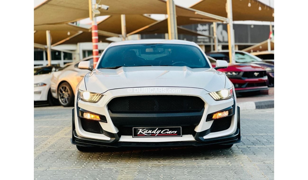 Ford Mustang Cyclone | Monthly AED 1000/- | 0% DP | Shelby Kit | Custom Leather Seats | Paddle Shifters | # 25801