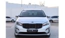 Kia Carnival Kia Carnival EX (YP) model 2019, 5 dirhams. MPV, 3.3 litres, 6 cylinder diesel, automatic, front whe