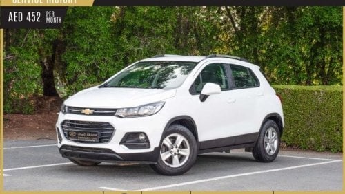 شيفروليه تراكس AED 452/month 2019 CHEVROLET TRAX | LT GCC | FULL SERVICE HISTORY | T23485