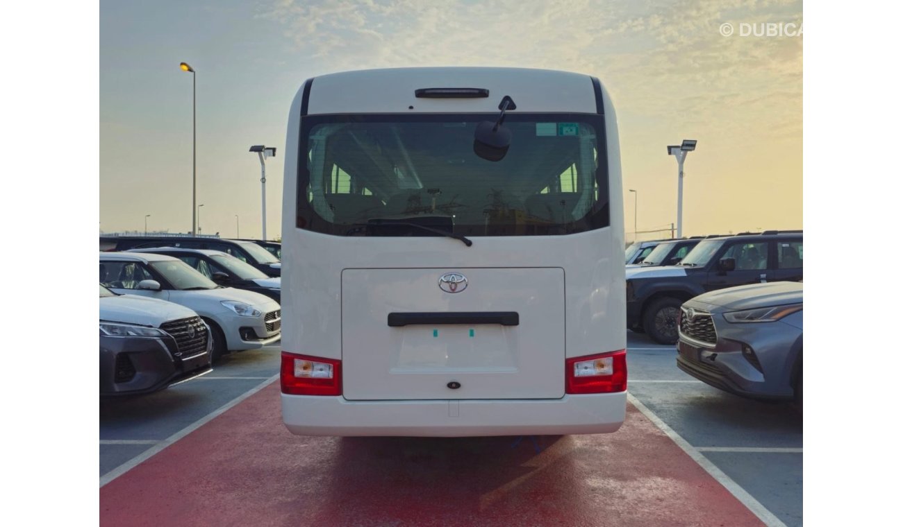 تويوتا كوستر 2024 TOYOTA COASTER 4.0L DIESEL 22 SEATER WITH COOL BOX, CURTAINS, LUGGAGE RACK