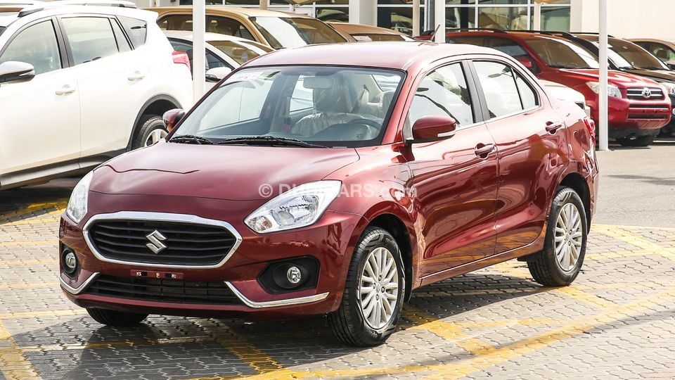 Suzuki Dzire for sale AED 27,000. Burgundy, 2018