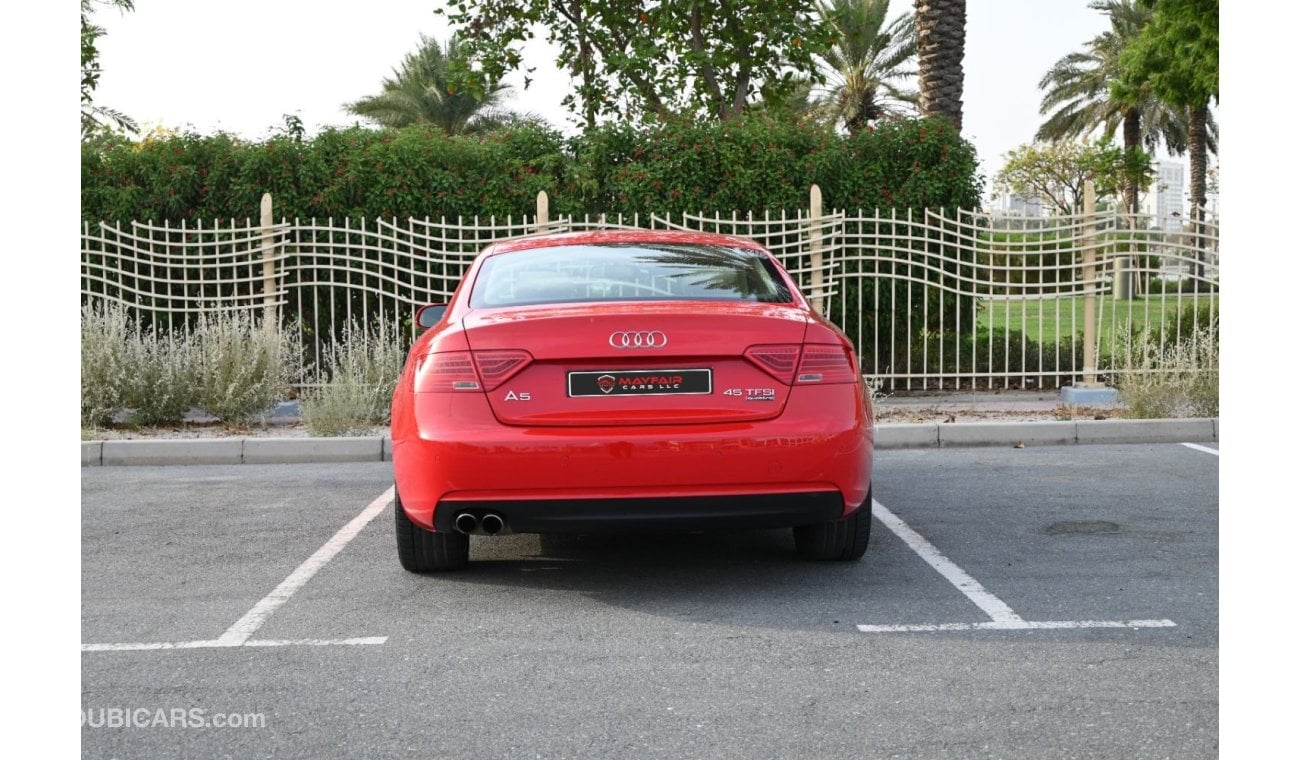 Audi A5 45 TFSI quattro 0% DP - AUDI A5 COUPE - 2.0 TURBO 4WD - FULL AGENCY MAINTAINED - GCC SPECS - FIRST O