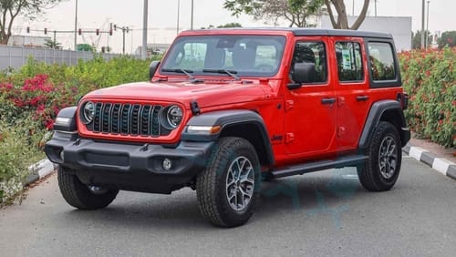 Jeep Wrangler Unlimited Sport S Turbo , 2024 GCC , 0Km , With 5 Years Warranty & 3 Years Service @Official Dealer