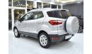 Ford EcoSport Ford ECO Sport Titanium ( 2016 Model ) in Silver Color GCC Specs