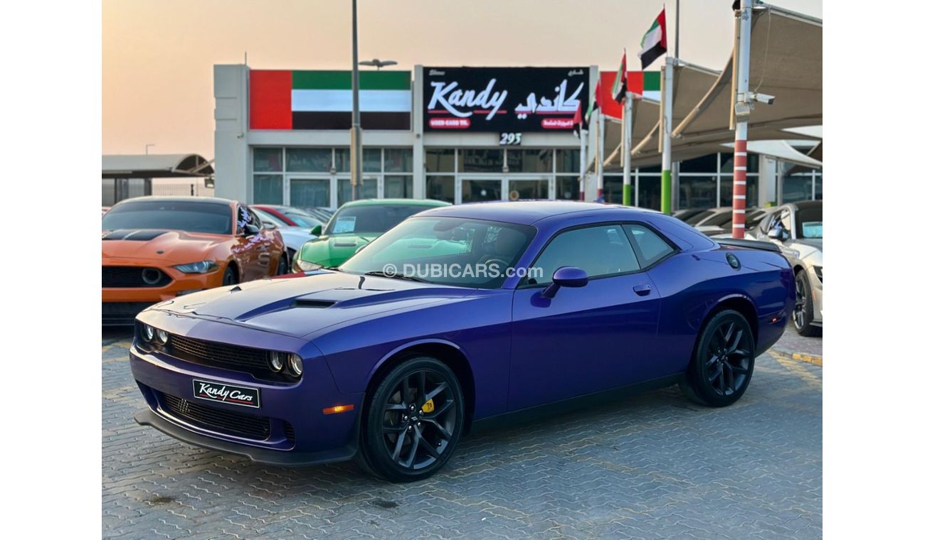 Dodge Challenger SXT 3.6L | Monthly AED 940/- | 0% DP | Blindspot | Touch Screen | Cruise Control | # 32085