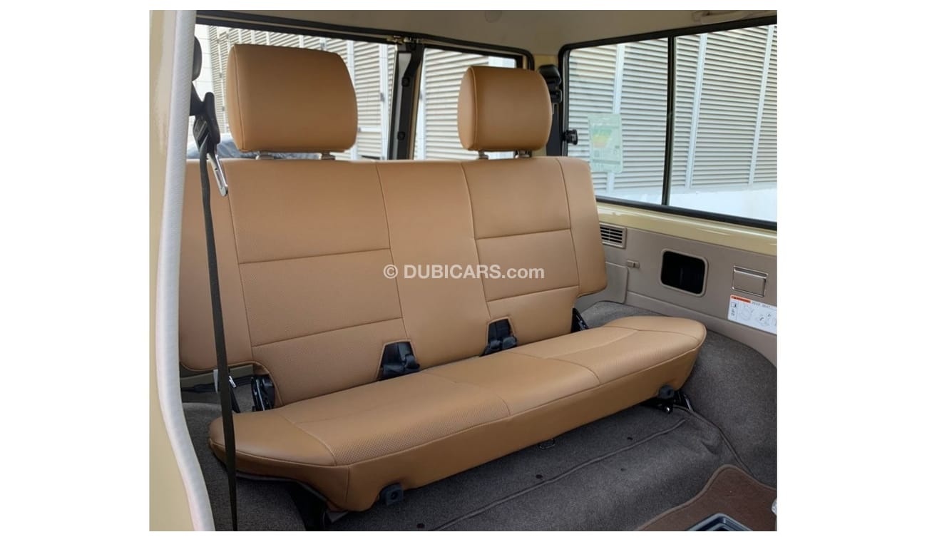 Toyota Land Cruiser Hard Top 71 series -70th Anniversary - Capsule - GCC Spec - Full Option - Leather interior - Diff-lock - Can