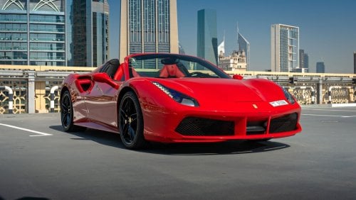 فيراري 488 Ferrari 488 Red 670hp 3.9L V8 Turbo.