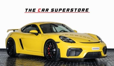 Porsche Cayman GT4 2020-PORSCHE GT4-GCC-FSH-WARRANTY TILL 23/12/2025 WITH AL NABOODA