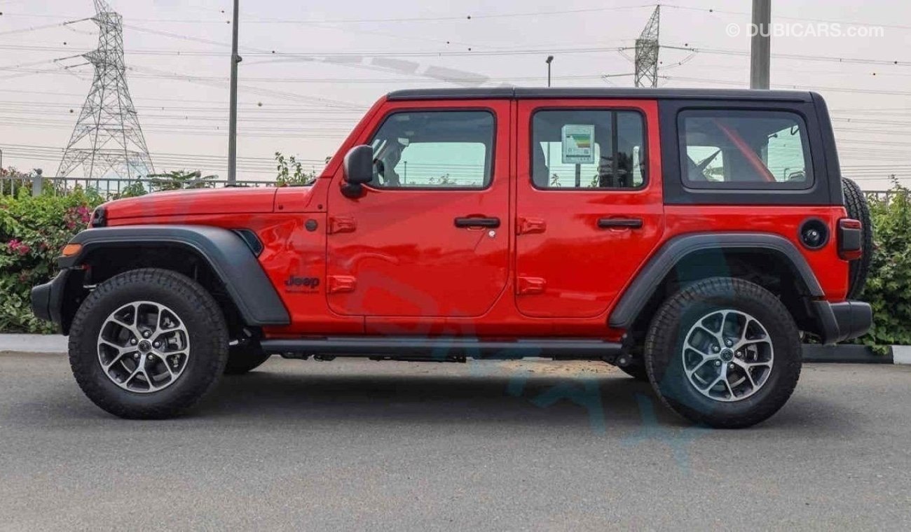 Jeep Wrangler Unlimited Sport S Turbo , 2024 GCC , 0Km , With 5 Years Warranty & 3 Years Service @Official Dealer