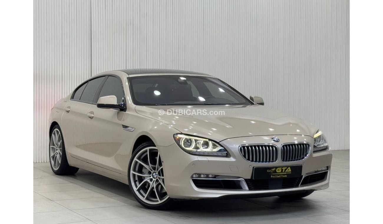 بي أم دبليو 650i Std 4.4L 2015 BMW 650i Gran Coupe, Full BMW Service History, Fully Loaded, Low Kms, GCC