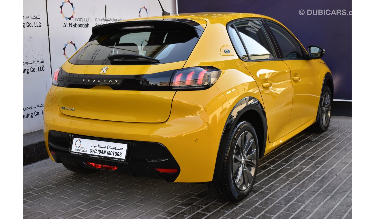 Peugeot 208 AED 2079 PM | e208 Electric GCC AUTHORIZED DEALER WITH MANUFACTURER WARRANTY UP TO 2028 OR 100K KM