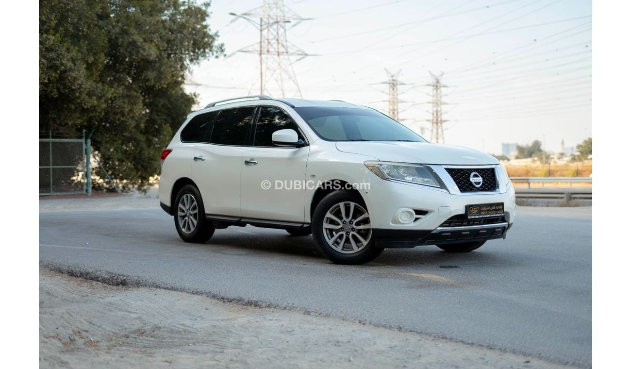 نيسان باثفايندر S 3.5L (260 HP) 4WD 2015 | NISSAN PATHFINDER | 4WD S V6 | FULL NISSAN SERVICE HISTORY | GCC SPECS | 