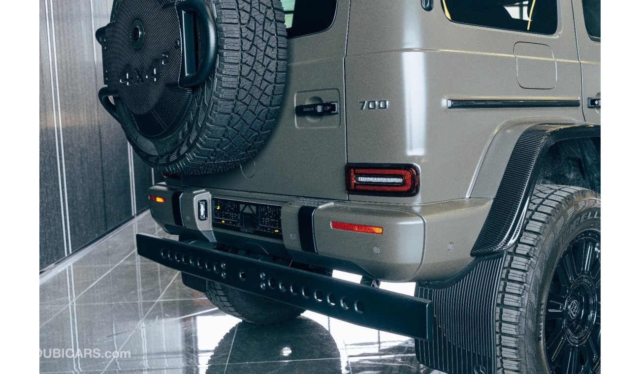 مرسيدس بنز G 63 AMG 4X4² Brand New MB G63 4X4² BRABUS 700 in Rare Dark Olive Matte Color