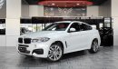 BMW X6 35i M Sport AED 1,400 P.M | 2017 BMW X6 M-SPORT | UNDER WARRANTY | GCC | 3.0L | SUNROOF