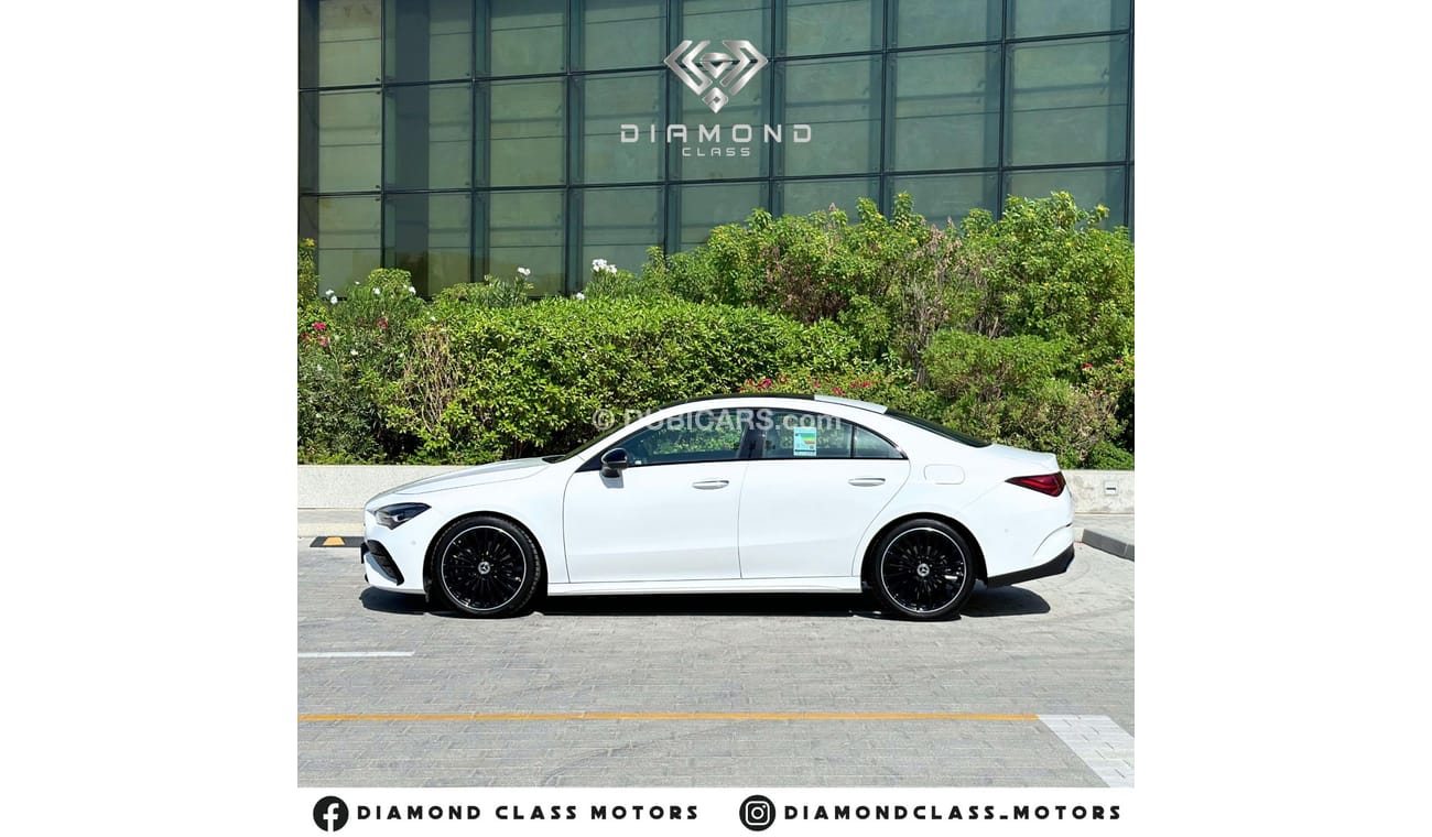 مرسيدس بنز CLA 200 Mercedes CLA 200 AMG Black Edition  Panoramic  2025  GCC Brand New 5 Years Agency Warranty