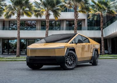 Tesla Cybertruck | 12,337 P.M  | 0% Downpayment | 24 Carat Gold-Plated Cybertruck!