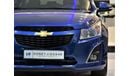 Chevrolet Cruze FULL SERVICE HISTORY! PERFECT CONDITION! Chevrolet Cruze LT 2014 Model!! in Blue Color! GCC Specs