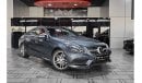 مرسيدس بنز E200 كوبيه AED 2,000 P.M | 2015 MERCEDES-BENZ E 200 COUPE AMG KIT 1.8L | GCC || FULL PANORAMIC VIEW