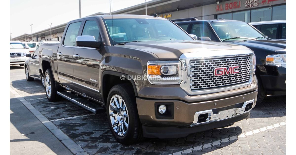 GMC Sierra Denali for sale: AED 125,000. Brown, 2015