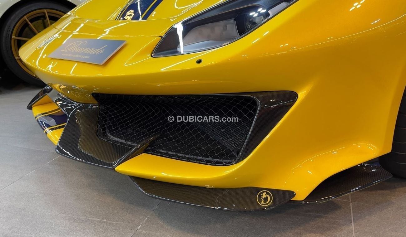 فيراري 488 Pista Spider | 2020 | Giallo Modena | Full Carbon Fiber | 720 HP