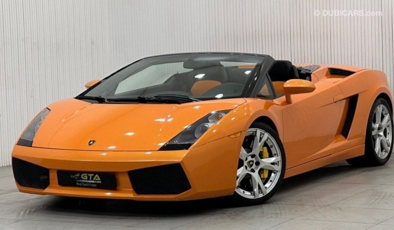 Lamborghini Gallardo 2007 Lamborghini Gallardo Spider(Full Option), Full Service History,GCC