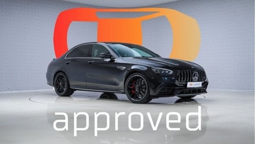 مرسيدس بنز E 63 AMG S 4Matic - 2 Year Warranty - Approved Prepared Vehicle