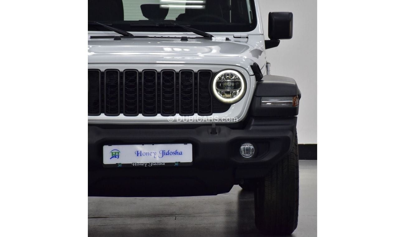 جيب رانجلر EXCELLENT DEAL for our Jeep Wrangler Unlimited SPORT 2.0L ( 2024 Model ) in White Color GCC Specs