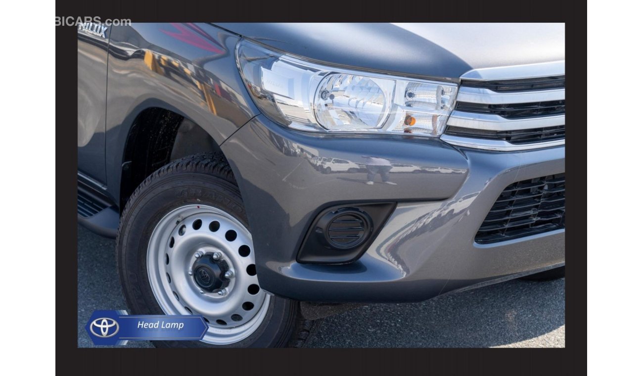 تويوتا هيلوكس TOYOTA HILUX 2.4L 4x4 6-SEATER D/C BSC M/T DIESEL TOYOTA