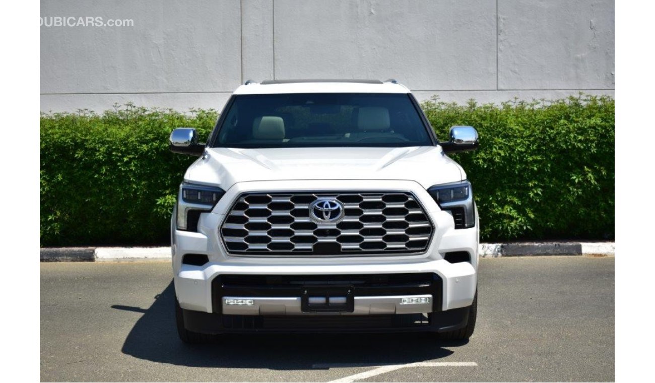 تويوتا سيكويا 2024 TOYOTA SEQUOIA CAPSTONE HYBRID V6 3.5L TURBO 4WD 7-SEATER AUTOMATIC