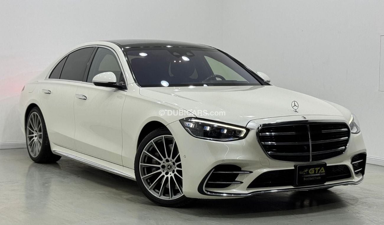 مرسيدس بنز S 580 4MATIC Exclusive 4.0L 2021 Mercedes Benz S580 AMG 4MATIC, Warranty, Service History, Fully Loaded, V